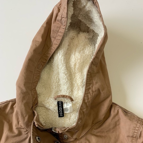 H&M Tan Hooded Raincoat - Picture 2 of 4